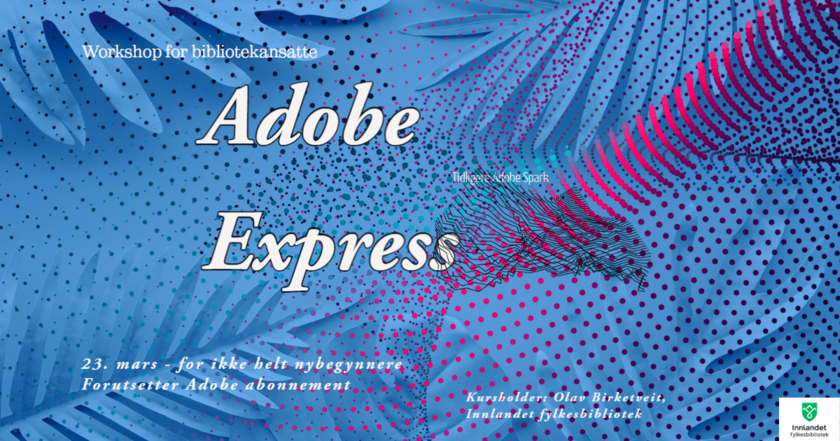 Illustrasjon til Adobe Express kurs med  - Klikk for stort bilde