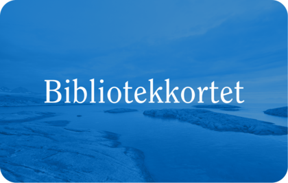 Bibliotekkortet - nøkkelen til alle bibliotek i Norge - Klikk for stort bilde