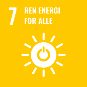 FNs bærekraftsmål 7 - ren energi for alle - Klikk for stort bilde