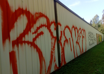 Grafittiveggen Hamar - Klikk for stort bilde